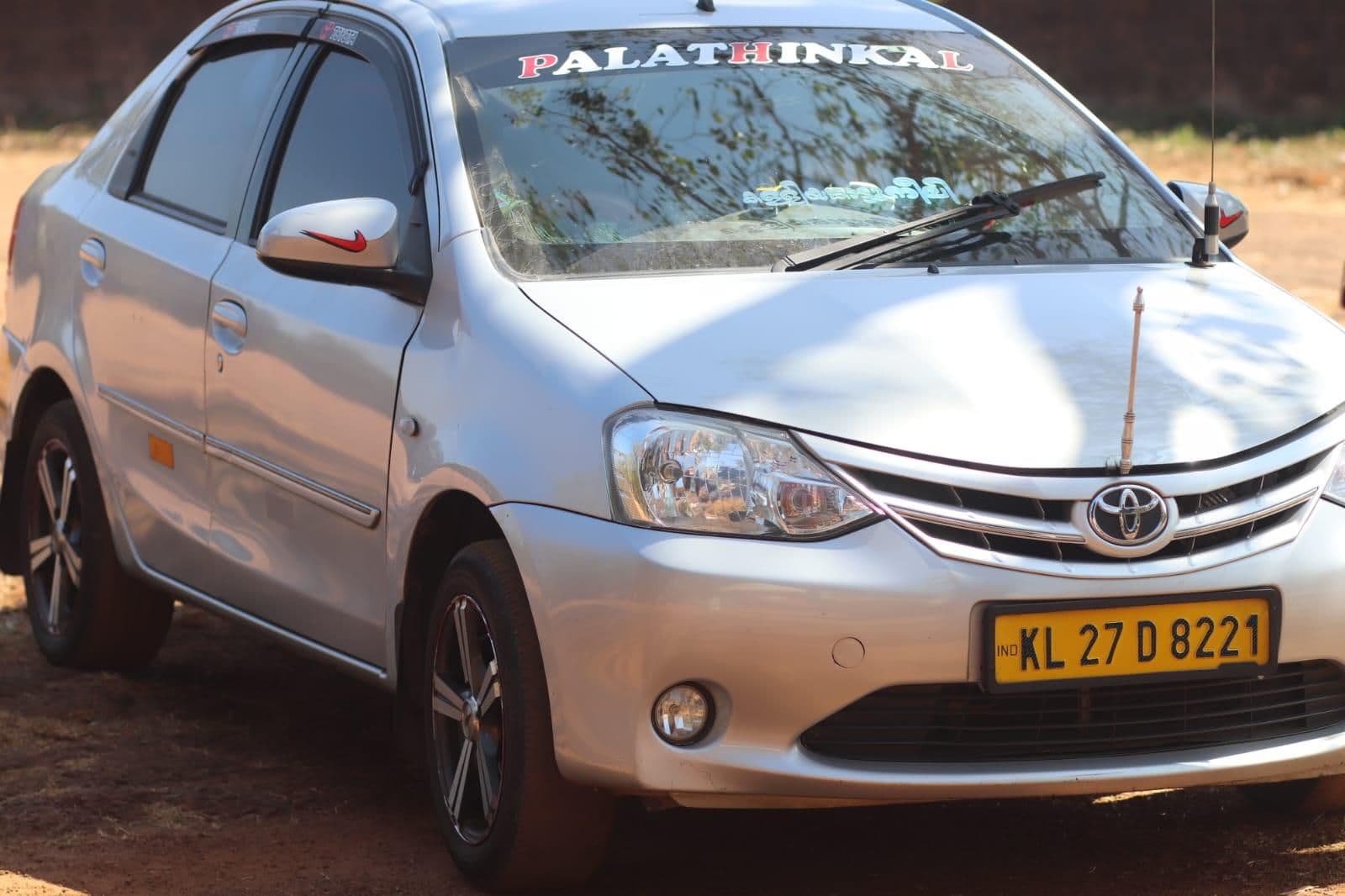 Toyota Etios — front three-quarter view outdoors